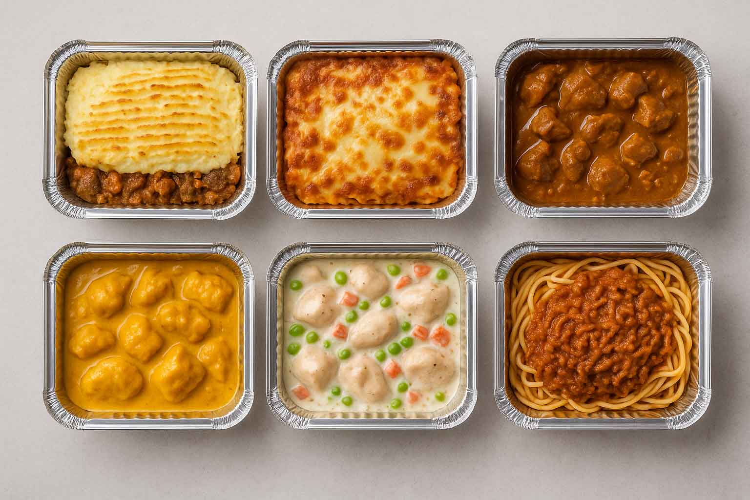 Convenient ready-to-heat meals